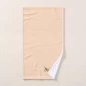 Subtiel perzikontwerp en ontwerp van de tan bad handdoek (Handdoek)