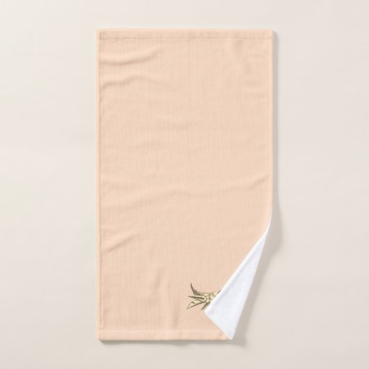 Subtiel perzikontwerp en ontwerp van de tan bad handdoek (Handdoek)