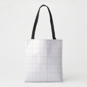 subtiel raster tote bag (Voorkant)