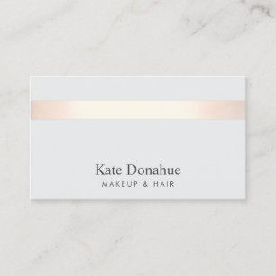 Subtiel Roos Gold Striped Elegant Stylish Grey 2 Visitekaartje