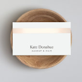 Subtiel Roos Gold Striped Modern Stijlvolle grijs Visitekaartje