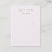 Subtiel roze patroon dat juwelenweergave verdient visitekaartje (Voorkant)