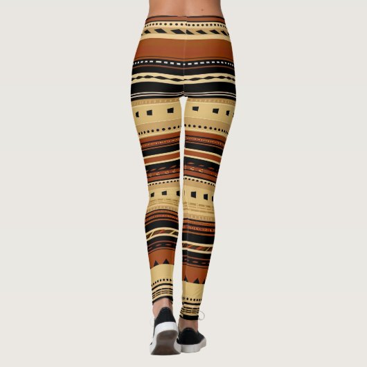 Subtiel stamritme leggings (Achterkant)