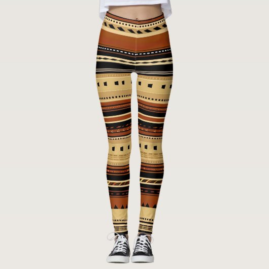 Subtiel stamritme leggings (Voorkant)