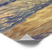 Subtiel Strandlicht - Impressionisme Stijl Landsch Poster (Hoek)