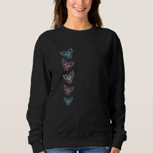 Subtiel transgender Ftm Mtf Gothic Butterfly Trans Trui