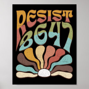 Subtiel verzet 8647 Trump verzet zich tegen Trump- Poster