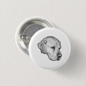 Subtiel vlokcontrast ronde button 3,2 cm (Voorkant /achterkant)