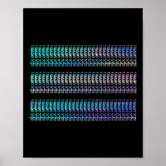 Subtiele 67 Zes Zeven Brainrot _2 Poster (Voorkant)