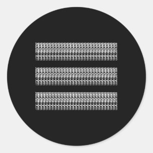 Subtiele 67 Zes Zeven Brainrot Verborgen Bericht G Ronde Sticker