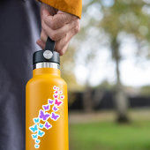 Subtiele Androgynous Pride Vlinder Sticker