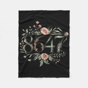 Subtiele Anti Trump 8647 Bloem Bloemen Boho Presid Fleece Deken