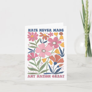 Subtiele Anti Trump Bloemen Anti Trump Bloem Kaart