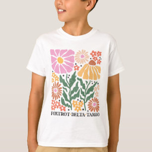 Subtiele anti-Trump bloemige Boho T-shirt, Niet mi T-shirt