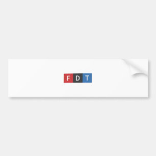 Subtiele anti-Trump FDT anti-Maga Democraten Bumpersticker