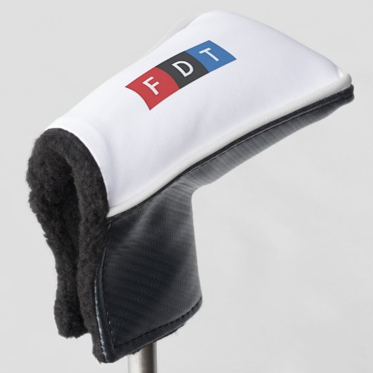 Subtiele anti-Trump FDT anti-Maga Democraten Golfheadcover (3/4 voorkant)