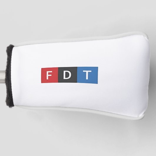 Subtiele anti-Trump FDT anti-Maga Democraten Golfheadcover (Voorkant)