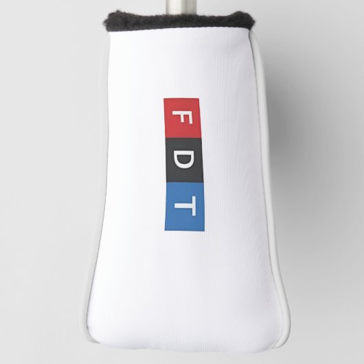Subtiele anti-Trump FDT anti-Maga Democraten Golfheadcover (Draai 90)