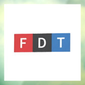 Subtiele anti-Trump FDT anti-Maga Democraten Raamsticker (Vel 3)