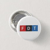 Subtiele anti-Trump FDT anti-Maga Democraten Ronde Button 3,2 Cm (Voorkant /achterkant)