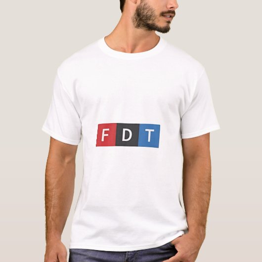 Subtiele anti-Trump FDT anti-Maga Democraten T-shirt (Voorkant)