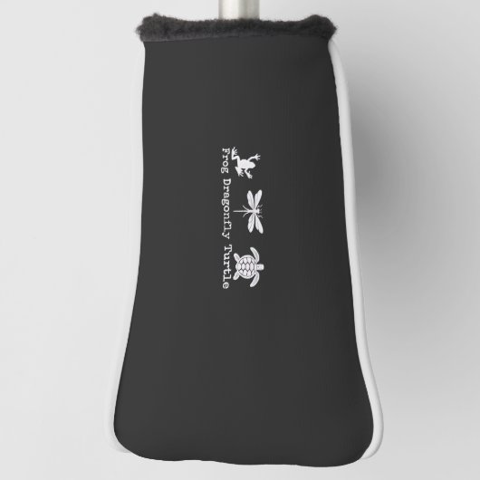 Subtiele anti-Trump FDT anti-Maga kikker schildpad Golfheadcover (Draai 90)