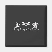 Subtiele anti-Trump FDT anti-Maga kikker schildpad Magneet (Voorkant)