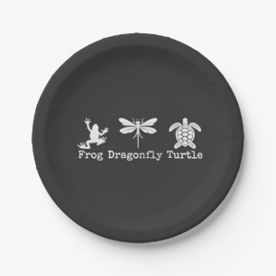 Subtiele anti-Trump FDT anti-Maga kikker schildpad Papieren Bordje