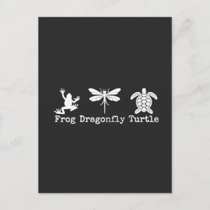 Subtiele Anti-Trump FDT Anti-Maga Kikkerschildpad Feestdagenkaart