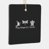 Subtiele Anti-Trump FDT Anti-Maga Kikkerschildpad Keramisch Ornament (Rechts)