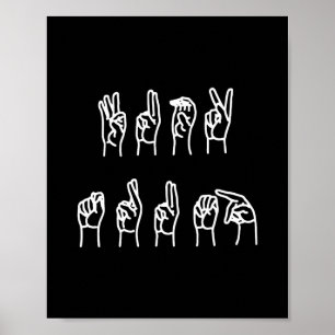 Subtiele anti-Trump gebarentaal Poster