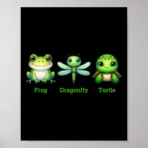 Subtiele anti-Trump politieke humor Kikker Dragonf Poster