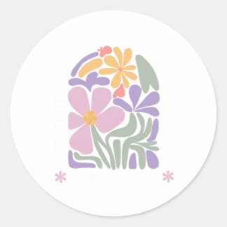 Subtiele anti-Trump Ronde Sticker