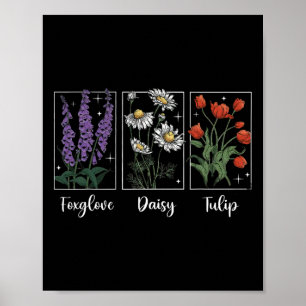 Subtiele bloem 8647 Trump Bloemen Vingerhoedskruid Poster