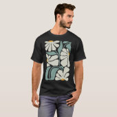 Subtiele bloem Kamala Harris Boho esthetisch T-shirt (Voorkant volledig)