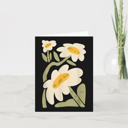 Subtiele Bloem Kamala Harris Boho Floral Kaart (Voorkant)