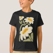 Subtiele Bloem Kamala Harris Boho Floral T-shirt (Voorkant)
