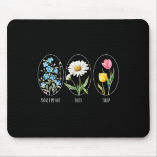 Subtiele Bloemen 8647 Trump Flowers Forget Me Not Muismat
