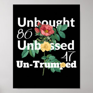 Subtiele Bloemen Ongekocht Unbossed Untromped. 864 Poster