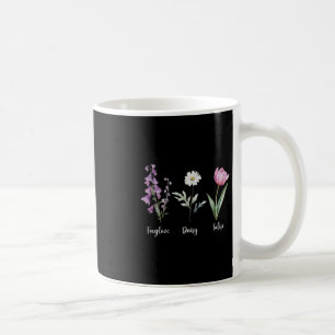 Subtiele bloemige anti-Trump-shirt bloemen vingerh Koffiemok