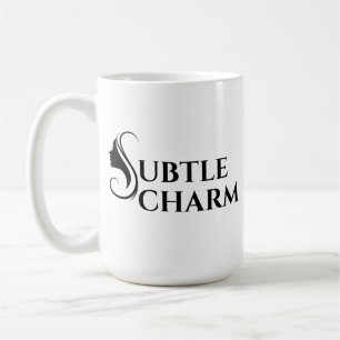 Subtiele charme Elegante vrouwelijke typografie Koffiemok