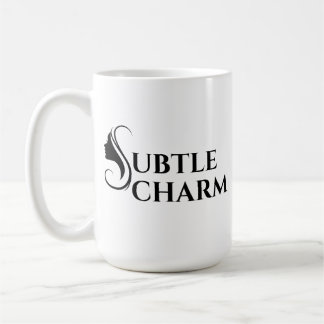Subtiele charme Elegante vrouwelijke typografie Koffiemok