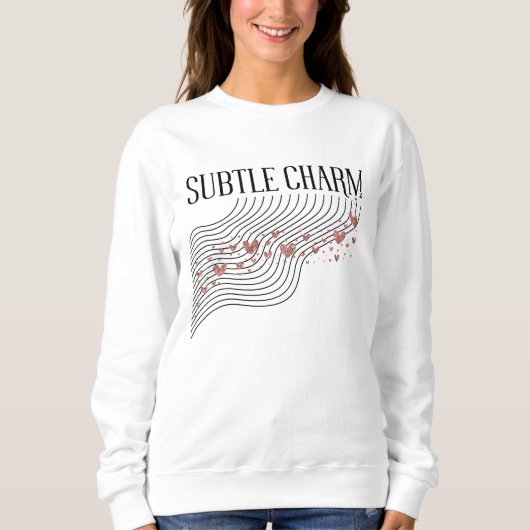 Subtiele Charme — Zachte Lijnen Trui (Voorkant)