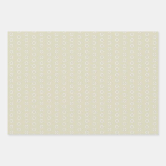 Subtiele cirkels inpakpapier vel (Voorkant 2)