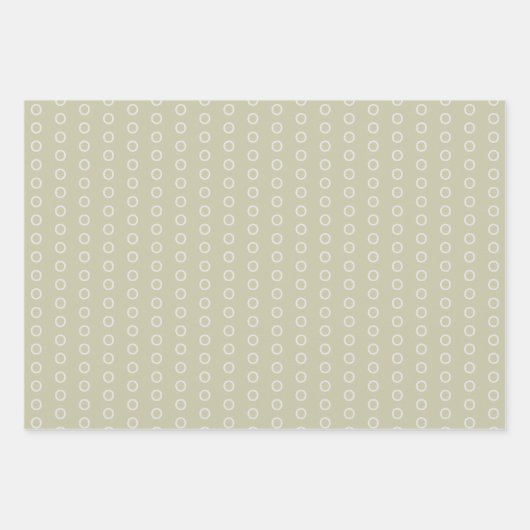 Subtiele cirkels inpakpapier vel (Voorkant)