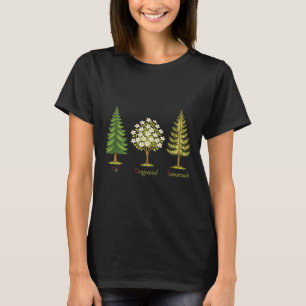Subtiele dennen hondsdoden tamarack bomen anti Tru T-shirt