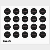 Subtiele F-K Trump Morse Code Anti-mega Feministis Ronde Sticker (Vel)