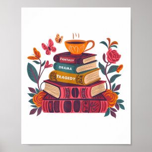 Subtiele fantasie drama tragedie boeken Trump Resi Poster