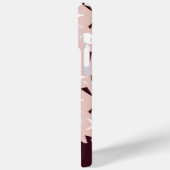 Subtiele Geometrie: Sterren & Driehoeken – Roze Case-Mate iPhone Case (Achterkant / Links)