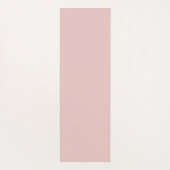 Subtiele gepersonaliseerde zachte blush roze op wi yogamat (Achterkant)